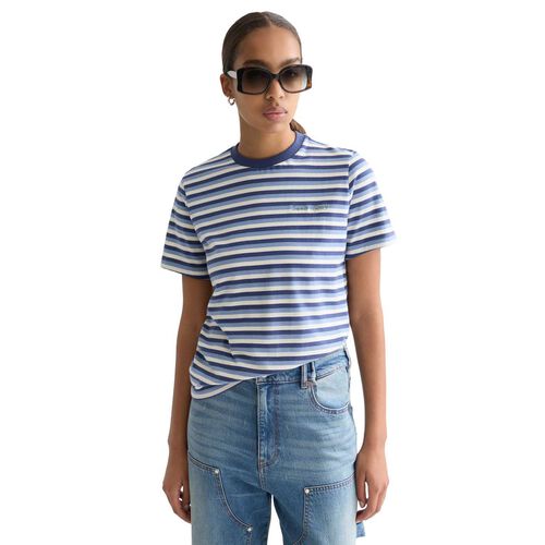 Scotch & Soda Yarn Dye Striped Regular Fit T-Shirt